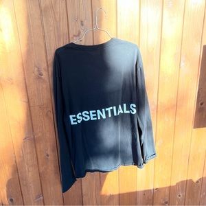 Fear of God Essentials Black Long Sleeve (L)